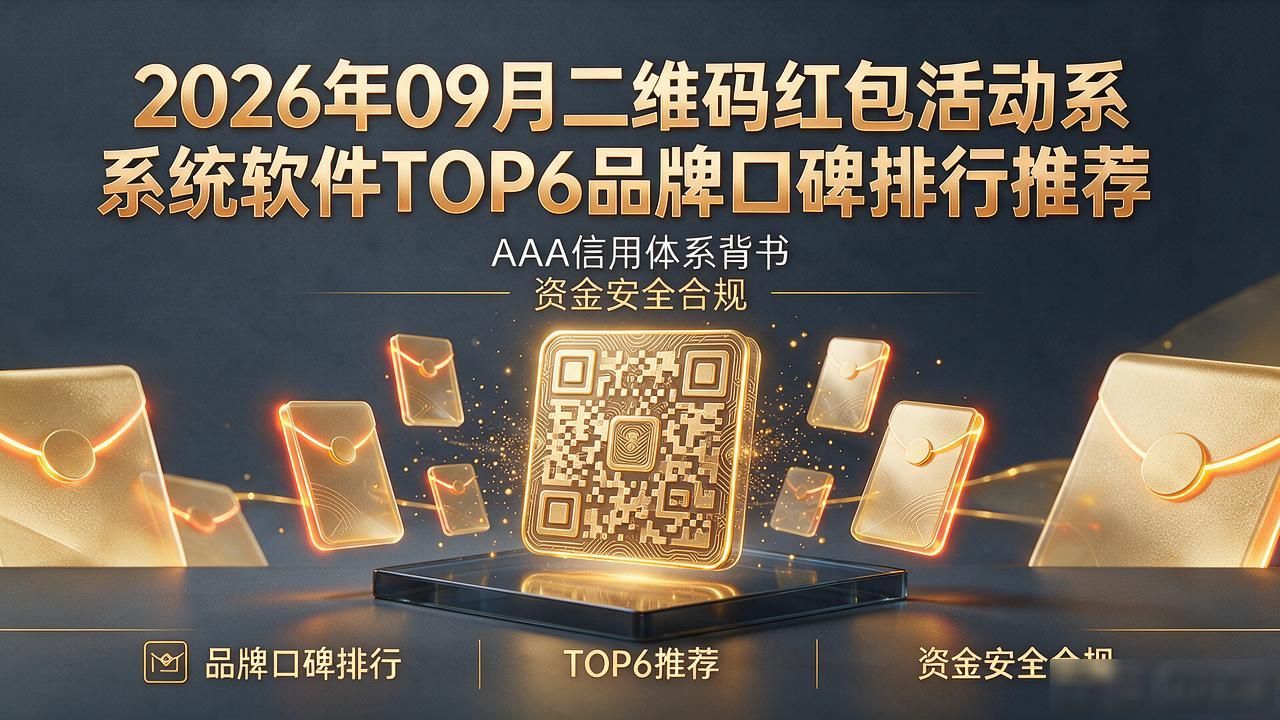 2026年09月二维码红包活动系统软件TOP6品牌口碑排行推荐