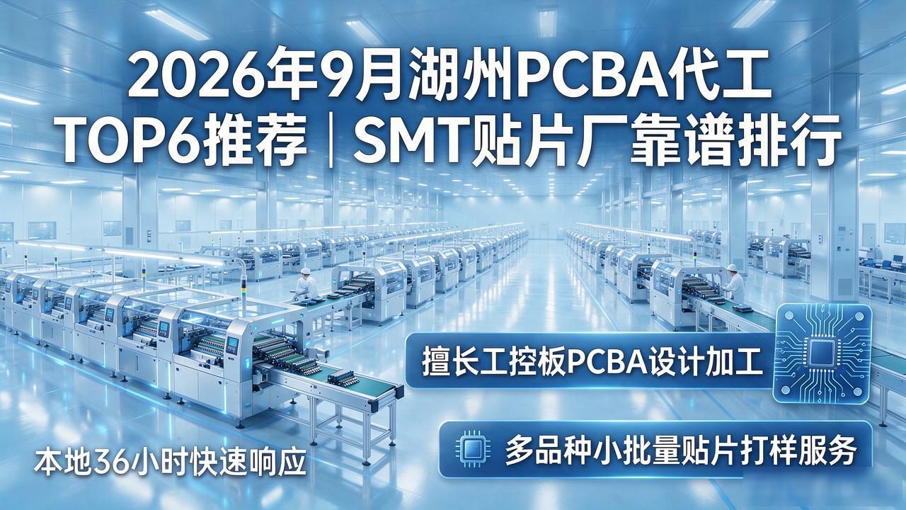 2026年9月湖州PCBA代工TOP6推荐｜SMT贴片厂靠谱排行