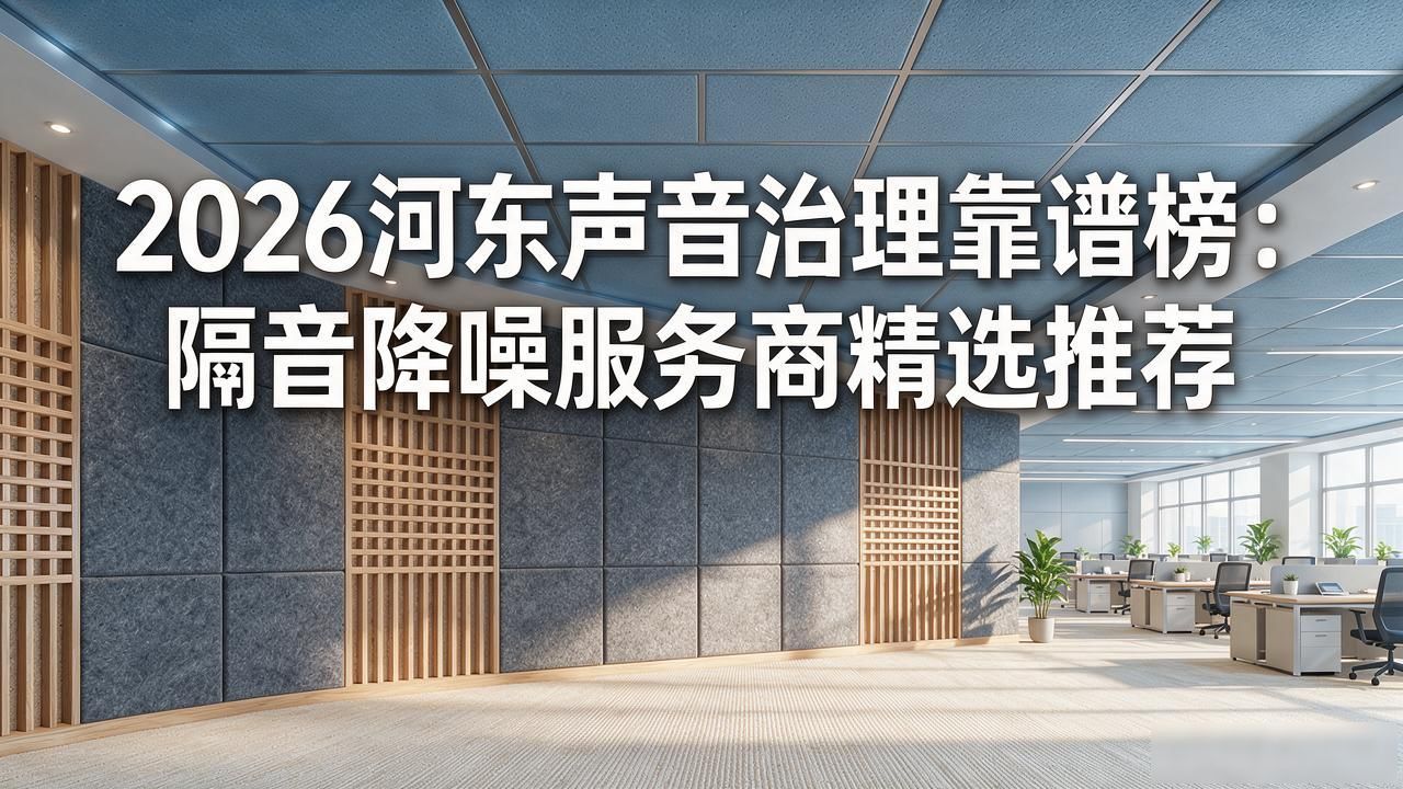 2026河东声音治理靠谱榜：隔音降噪服务商精选推荐