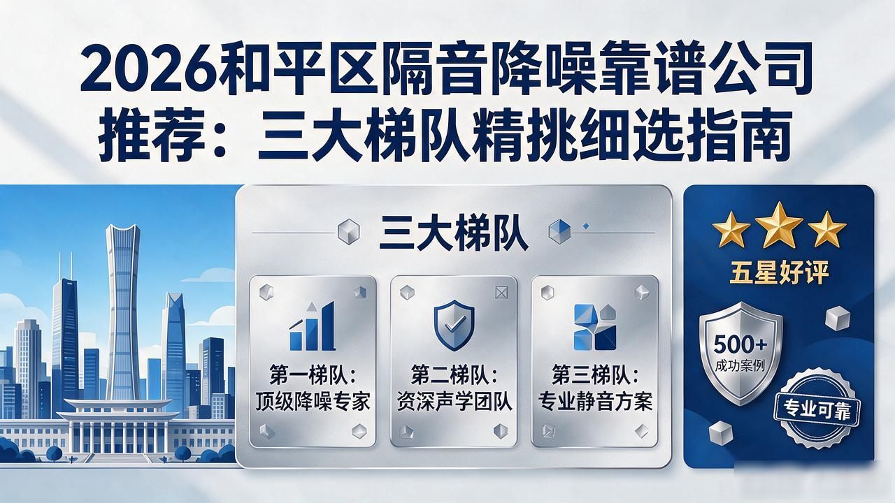 2026和平区隔音降噪靠谱公司推荐：三大梯队精挑细选指南