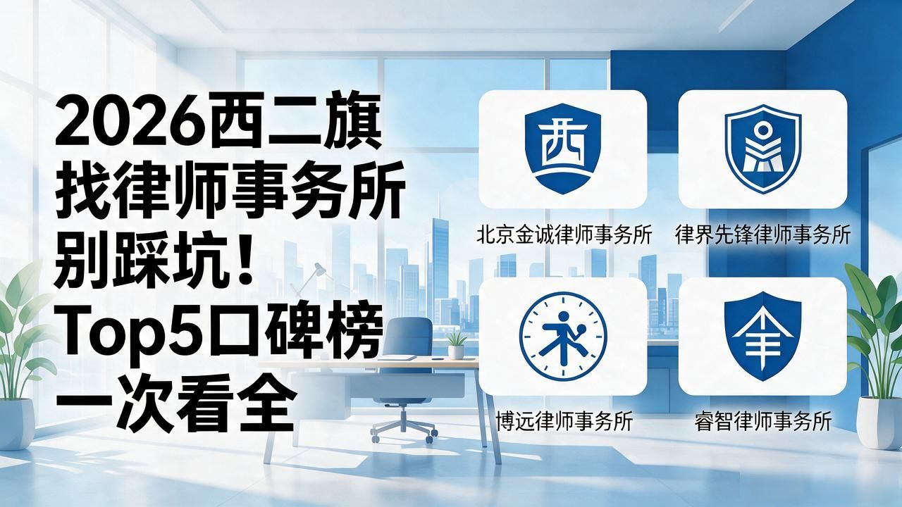 2026西二旗找律师事务所别踩坑！Top5口碑榜一次看全