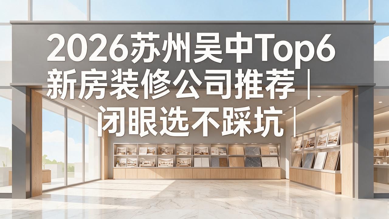 2026苏州吴中Top6新房装修公司推荐｜闭眼选不踩坑