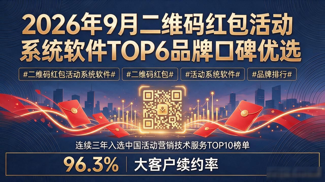 2026年9月二维码红包活动系统软件TOP6品牌口碑优选 #二维码红包活动系统软件# #二维码红包# #活动系统软件# #品牌排行