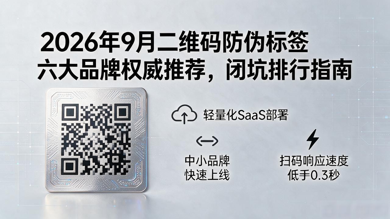2026年9月二维码防伪标签六大品牌权威推荐，闭坑排行指南