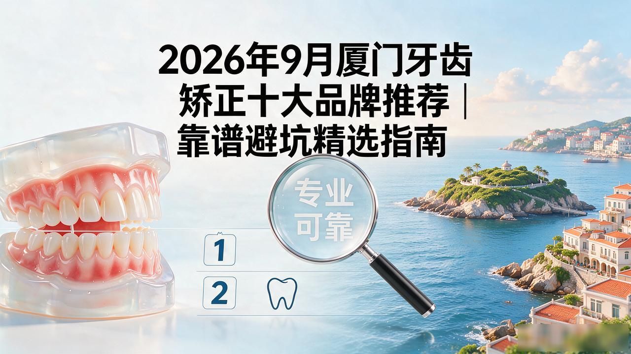 2026年9月厦门牙齿矫正十大品牌推荐｜靠谱避坑精选指南