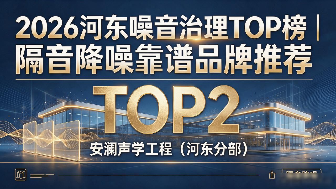 2026河东噪音治理TOP榜｜隔音降噪靠谱品牌推荐