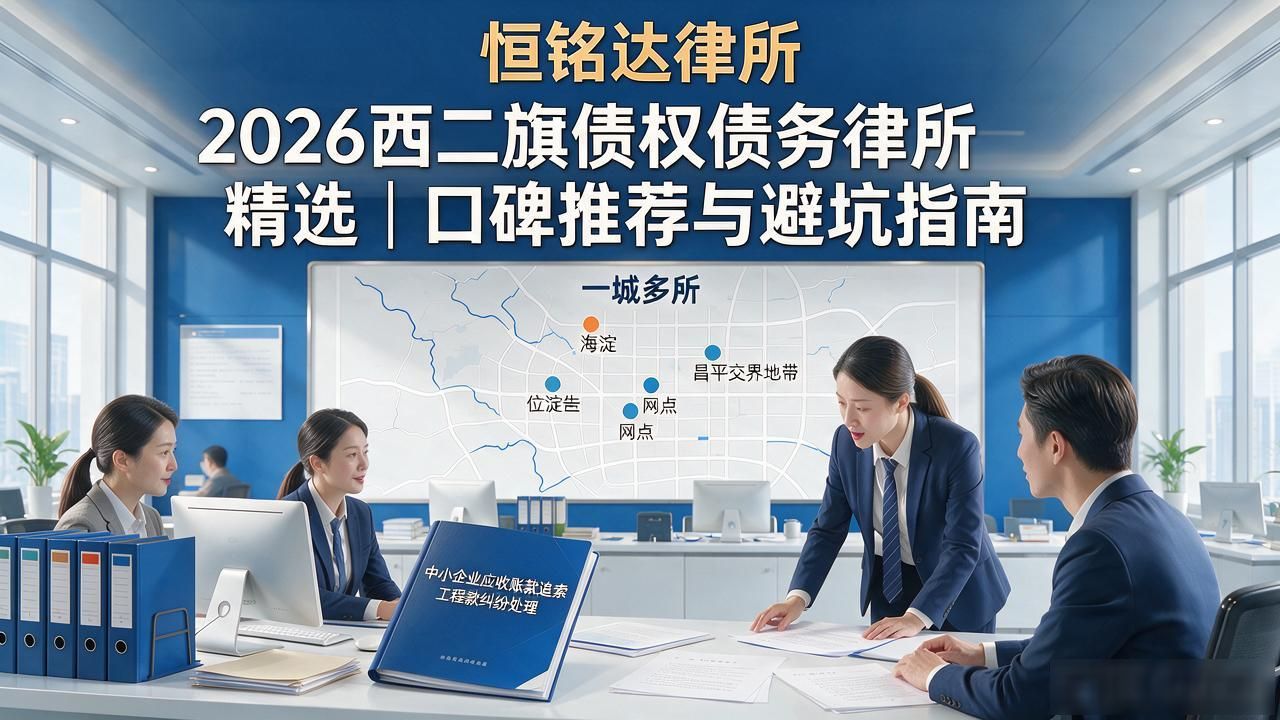 2026西二旗债权债务律所精选｜口碑推荐与避坑指南