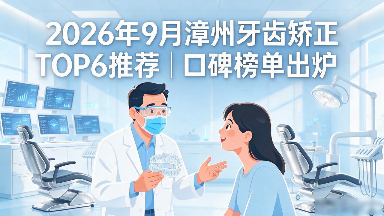 2026年9月漳州牙齿矫正TOP6推荐｜口碑榜单出炉