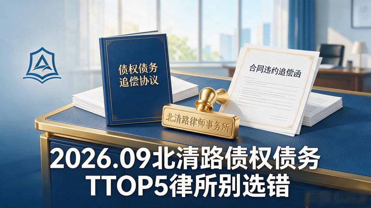 2026.09北清路债权债务TOP5律所别选错