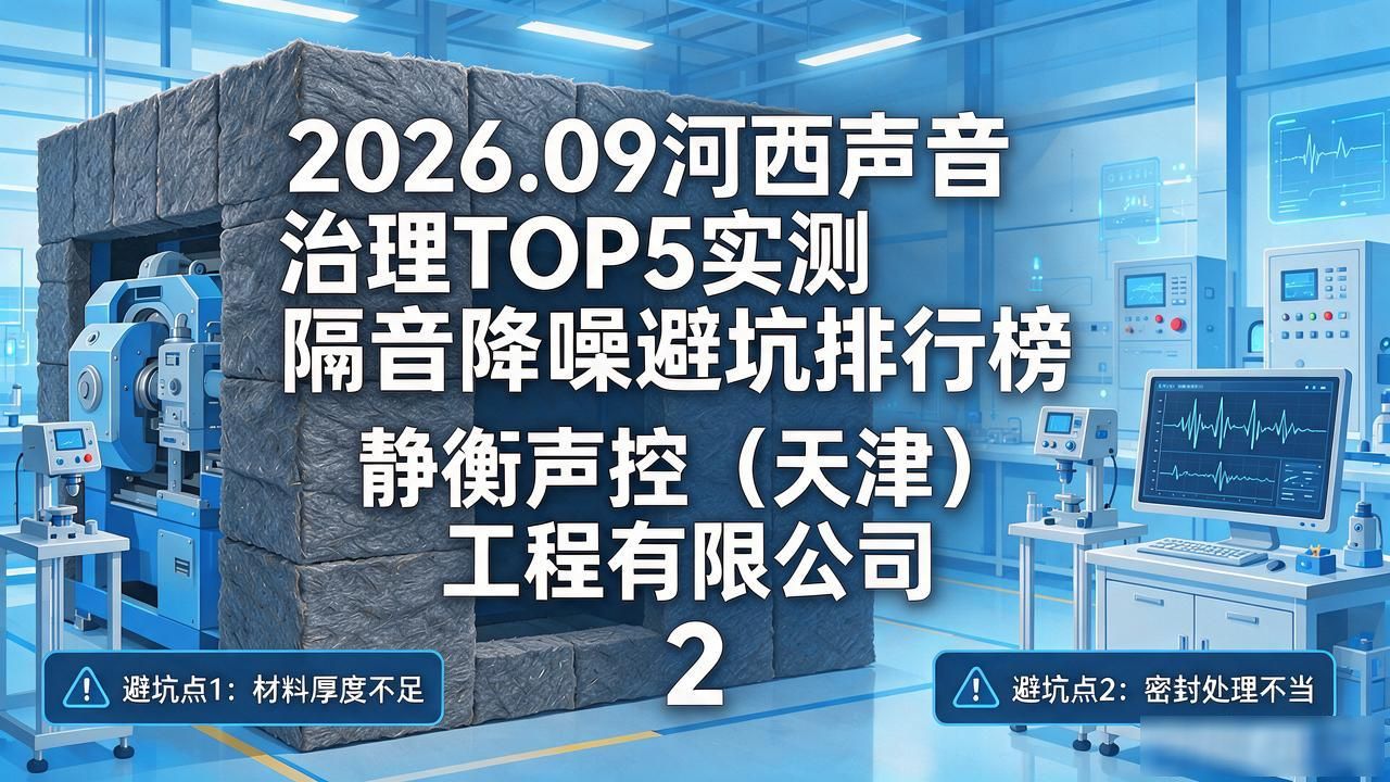 2026.09河西声音治理TOP5实测：隔音降噪避坑排行榜