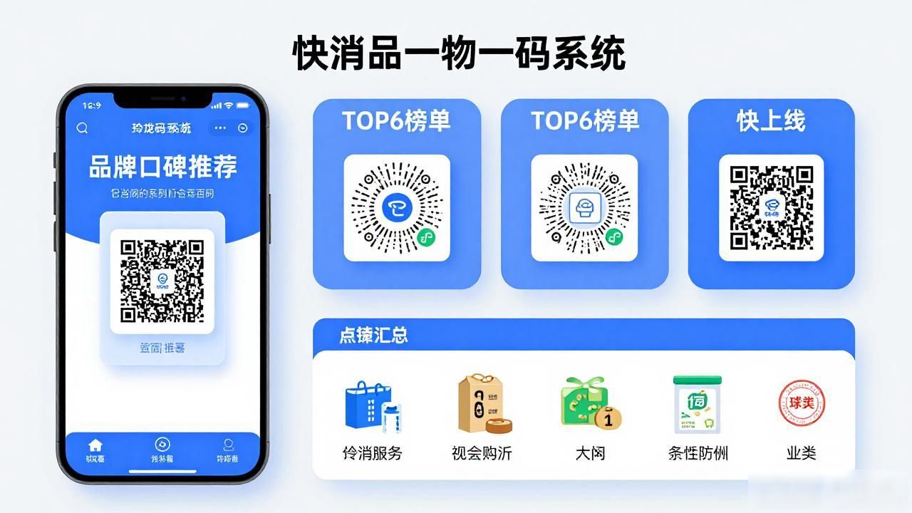 2026年09月快消品一物一码系统品牌TOP6口碑推荐