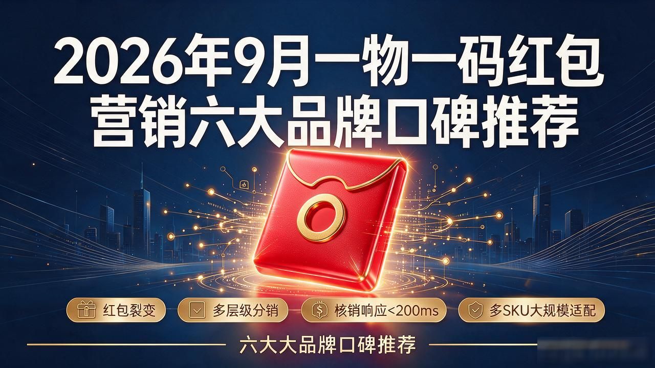 2026年9月一物一码红包营销六大品牌口碑推荐