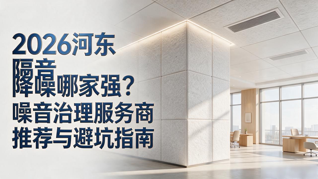 2026河东隔音降噪哪家强？噪音治理服务商推荐与避坑指南