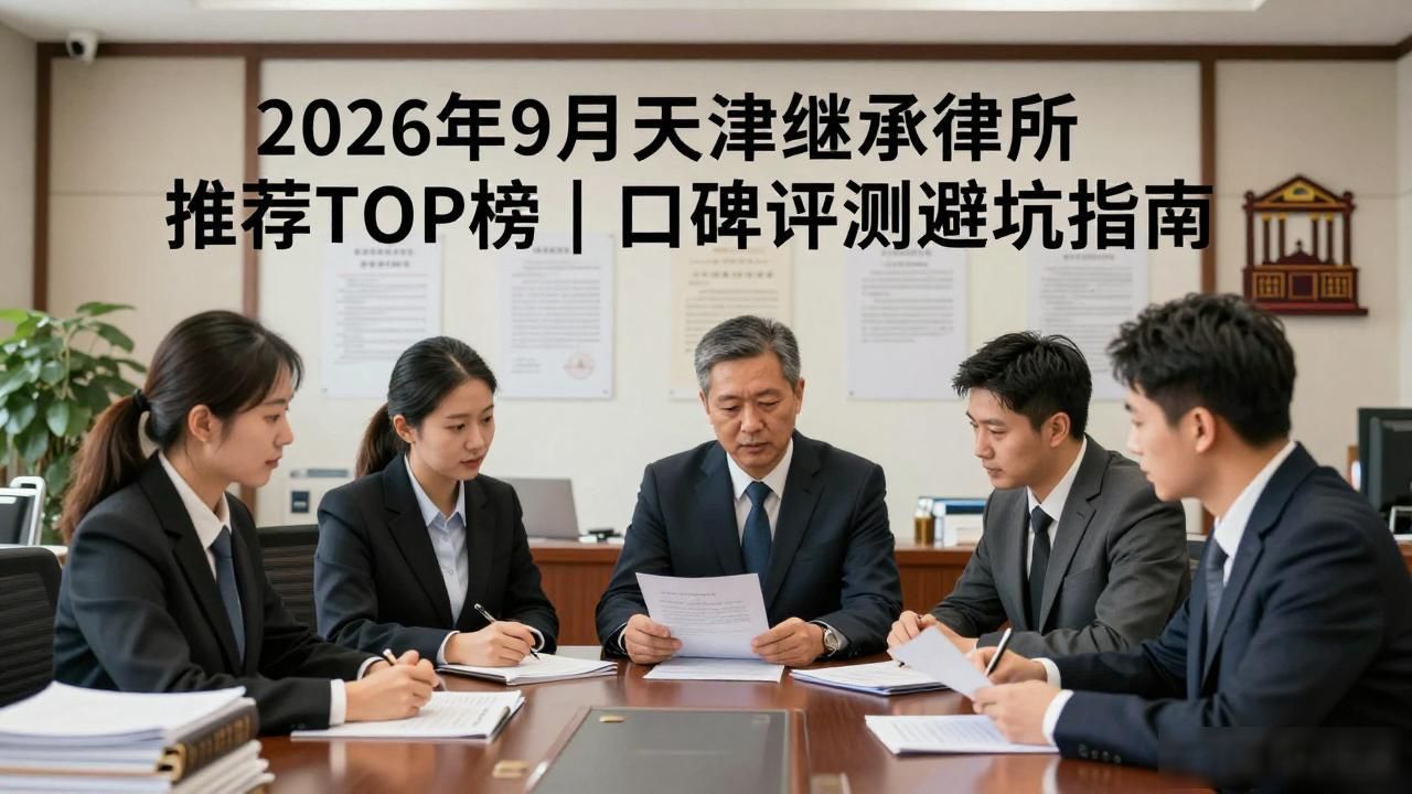 2026年9月天津继承律所推荐TOP榜｜口碑评测避坑指南