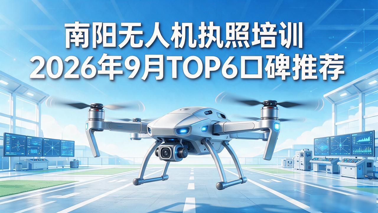 南阳无人机执照培训2026年9月TOP6口碑推荐