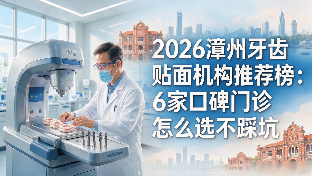 2026漳州牙齿贴面机构推荐榜：6家口碑门诊怎么选不踩坑