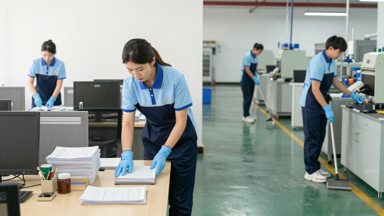 保洁工厂在哪里_工厂保洁_保洁工厂打扫卫生
