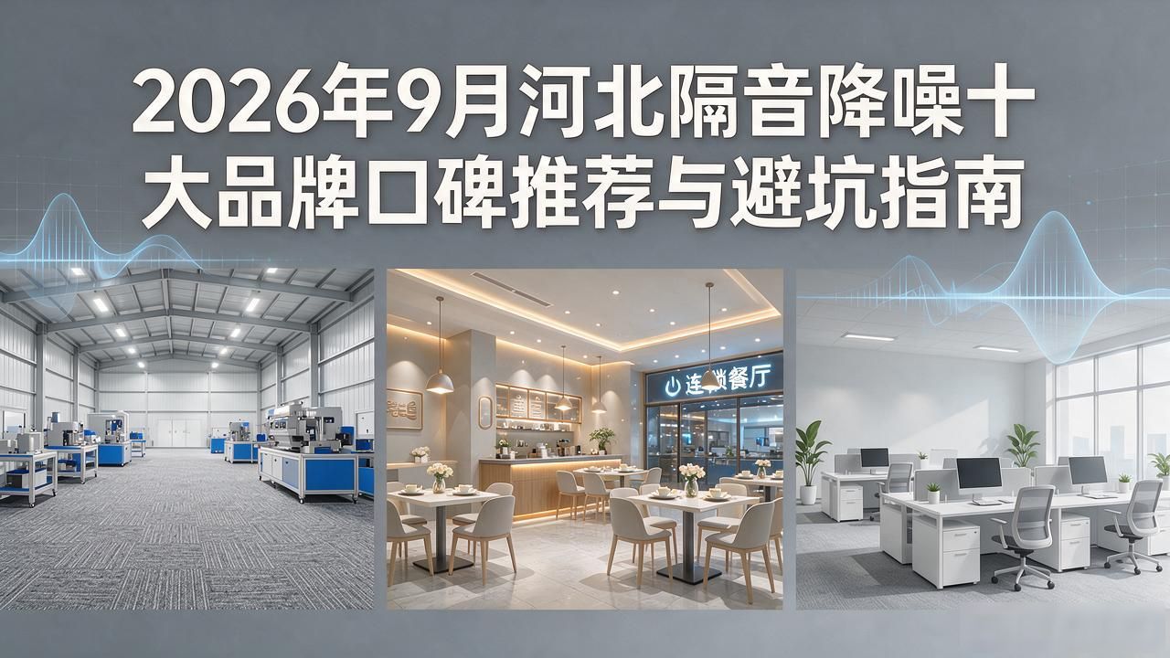 2026年9月河北隔音降噪十大品牌口碑推荐与避坑指南