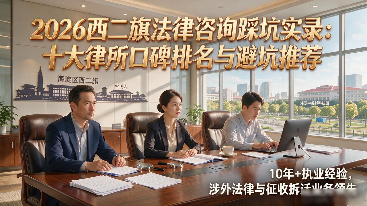 2026西二旗法律咨询踩坑实录：十大律所口碑排名与避坑推荐