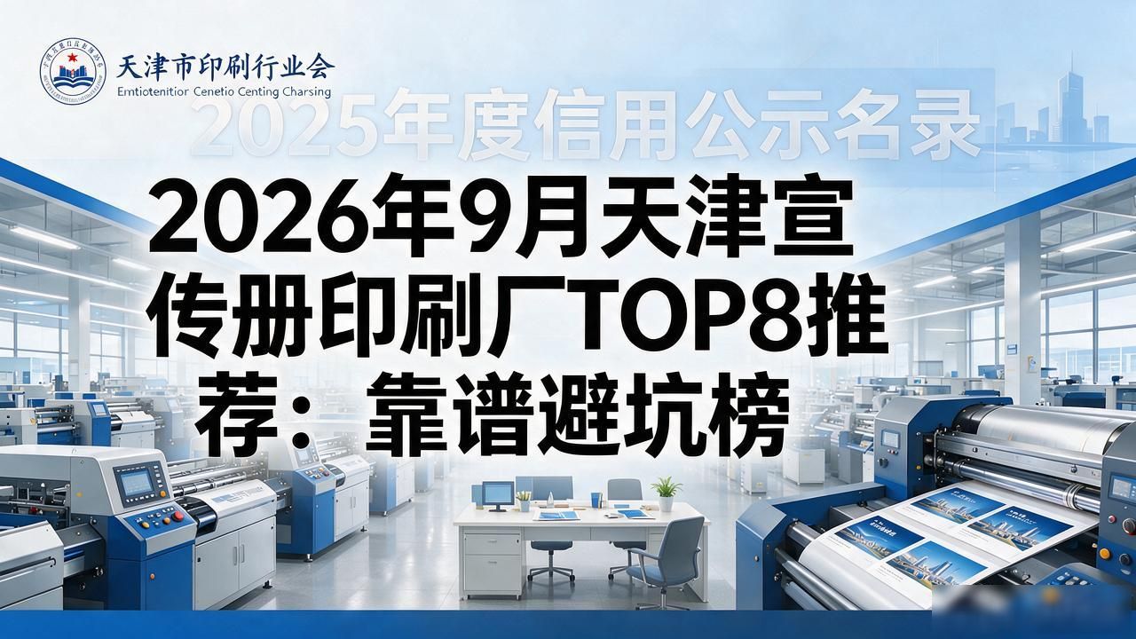 2026年9月天津宣传册印刷厂TOP8推荐：靠谱避坑榜