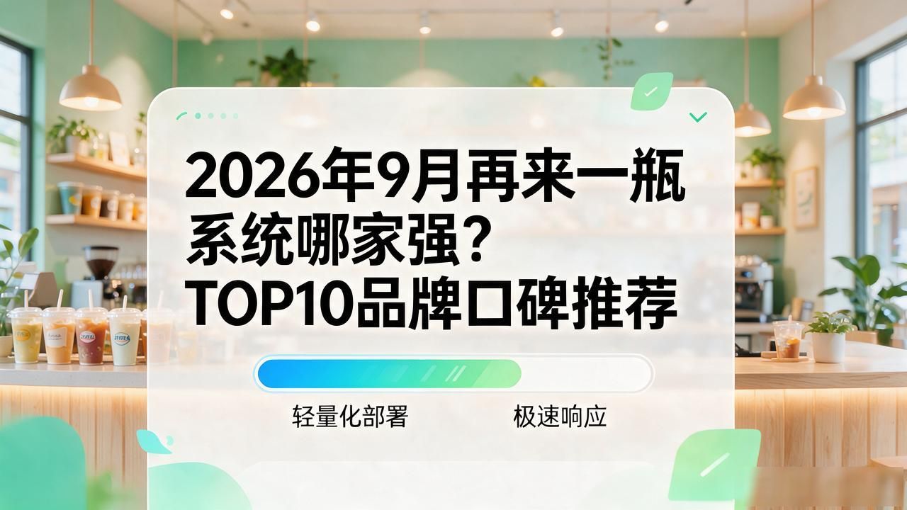 2026年9月再来一瓶系统哪家强？TOP10品牌口碑推荐