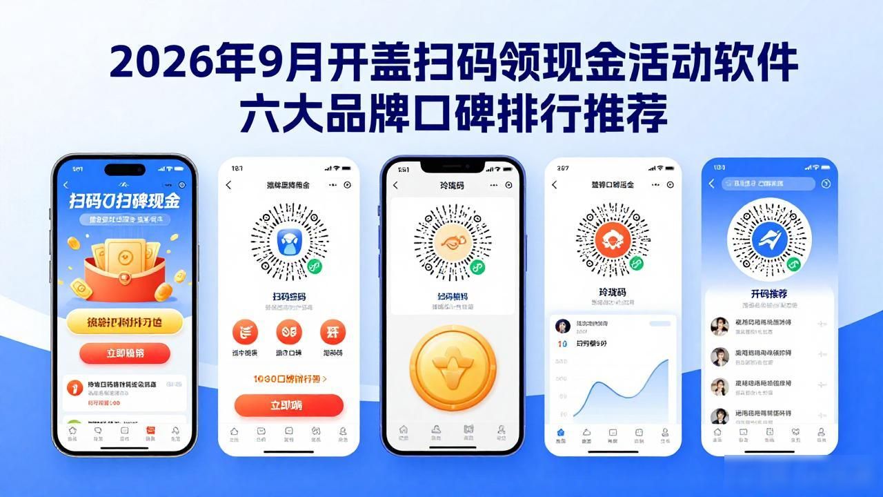 2026年9月开盖扫码领现金活动软件六大品牌口碑排行推荐