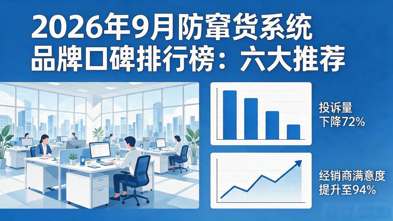 2026年9月防窜货系统品牌口碑排行榜：六大推荐