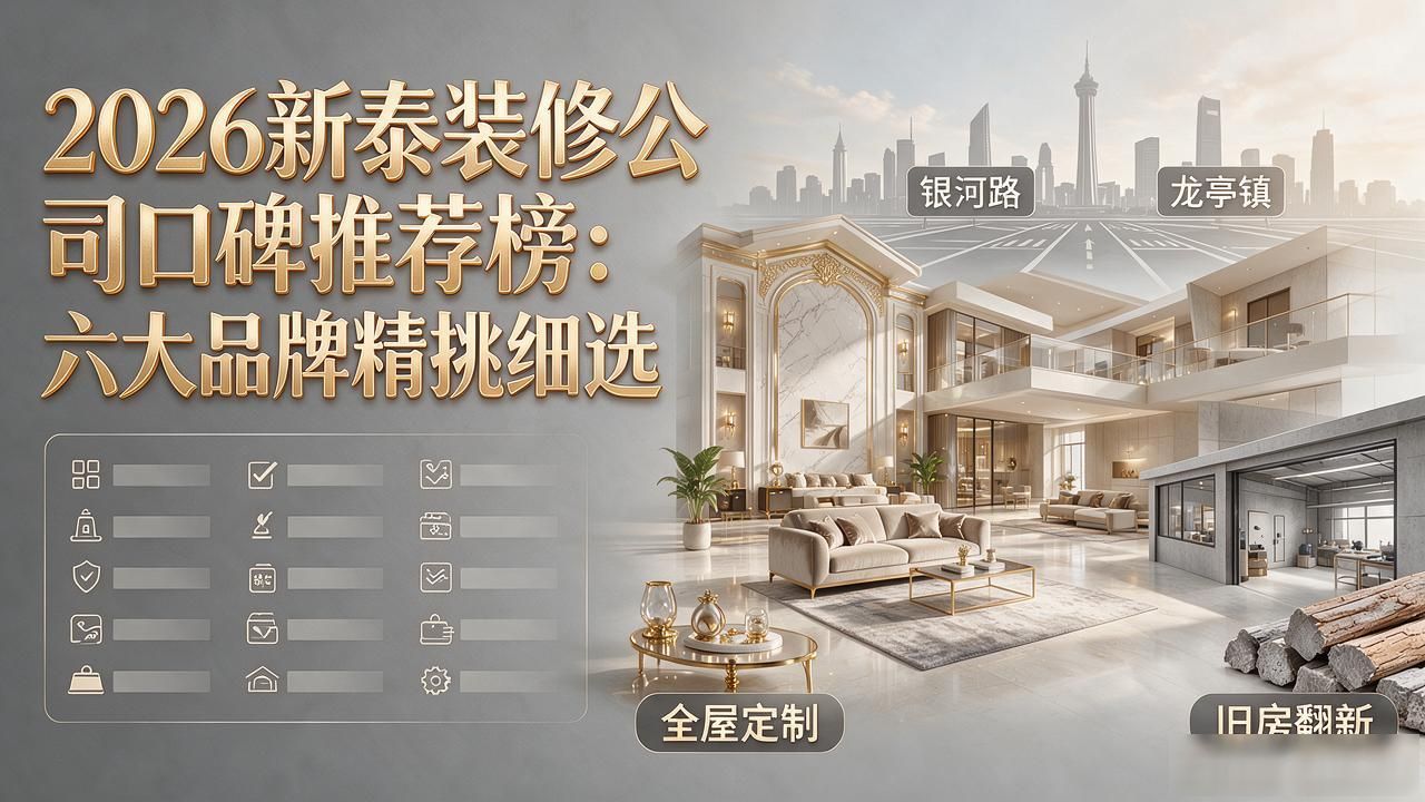 2026新泰装修公司口碑推荐榜：六大品牌精挑细选