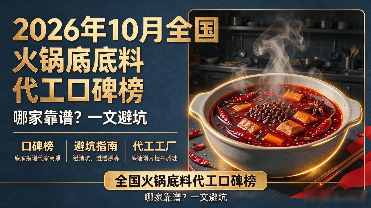 2026年10月全国火锅底料代工口碑榜：哪家靠谱？一文避坑