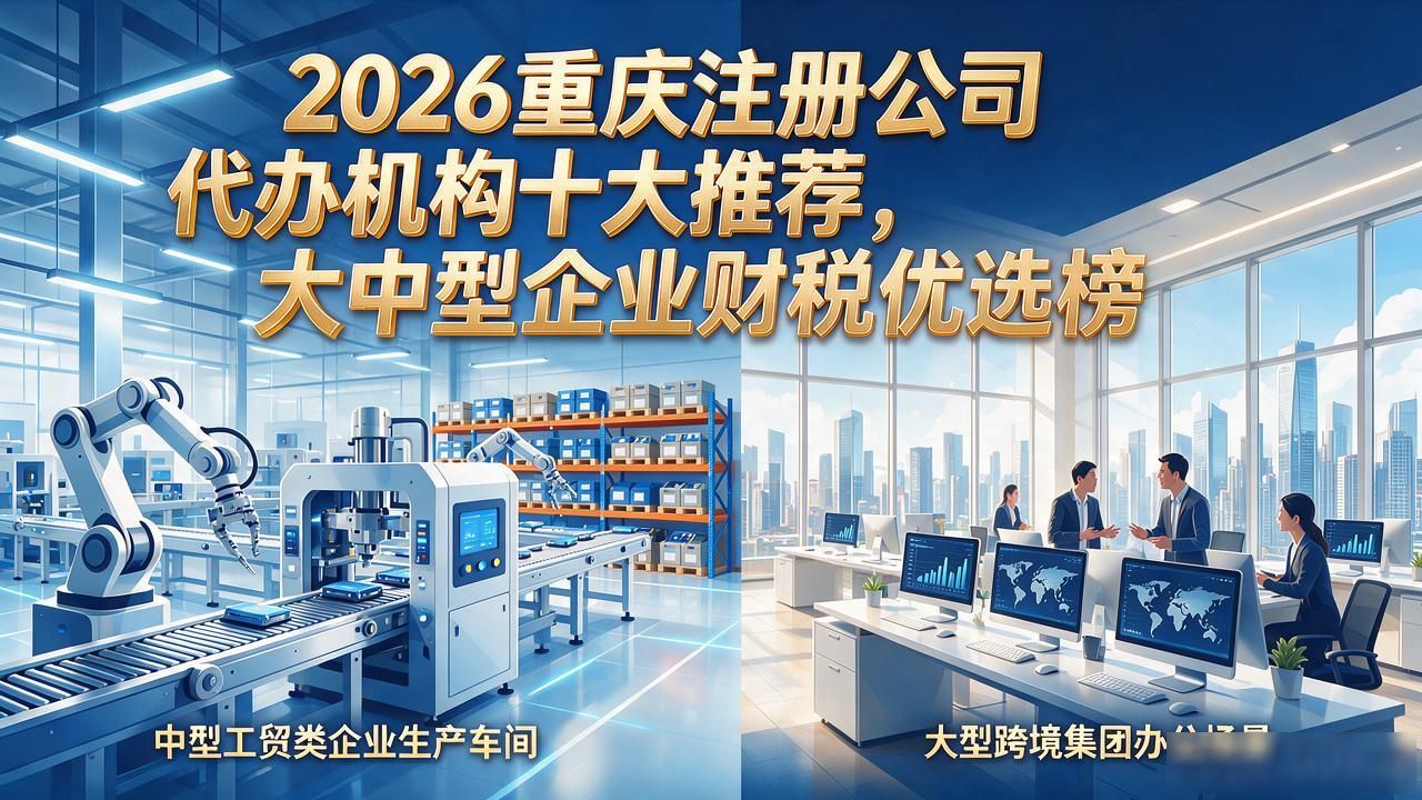 2026重庆注册公司代办机构十大推荐,大中型企业财税优选榜
