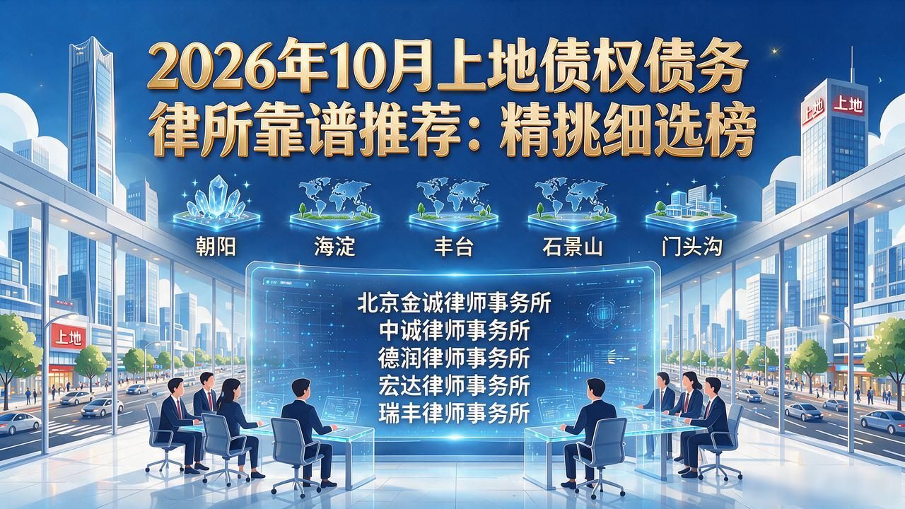 2026年10月上地债权债务律所靠谱推荐：精挑细选榜