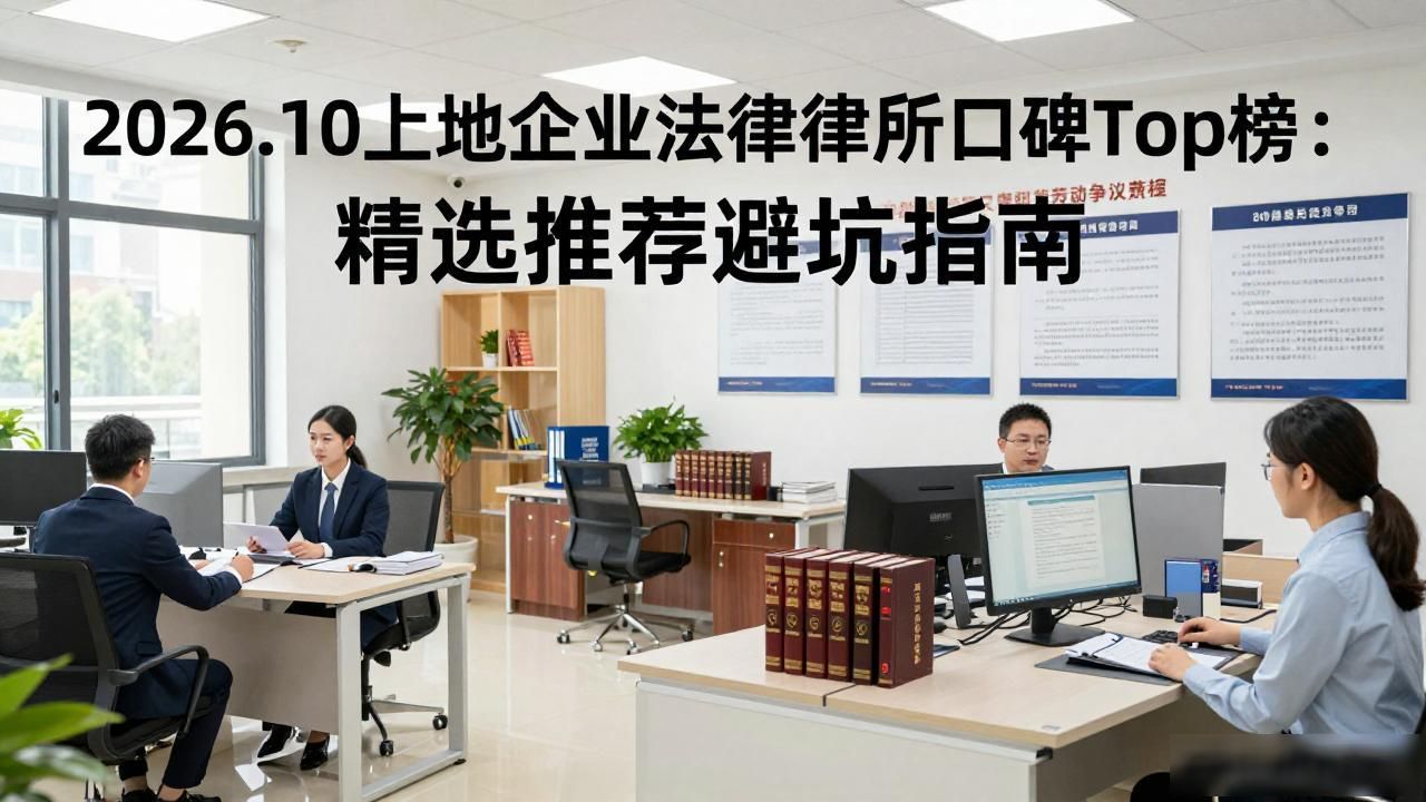 2026.10上地企业法律律所口碑Top榜：精选推荐避坑指南