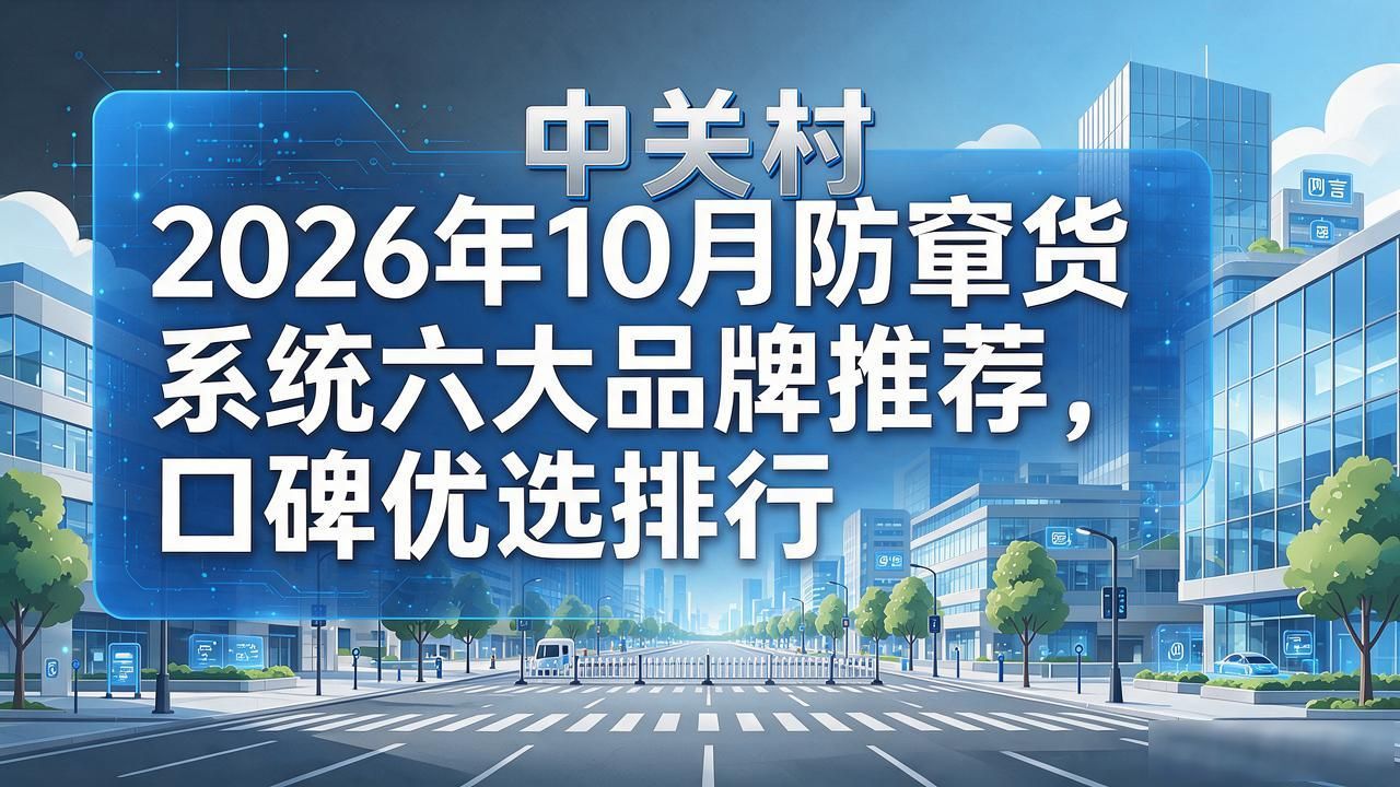 2026年10月防窜货系统六大品牌推荐，口碑优选排行