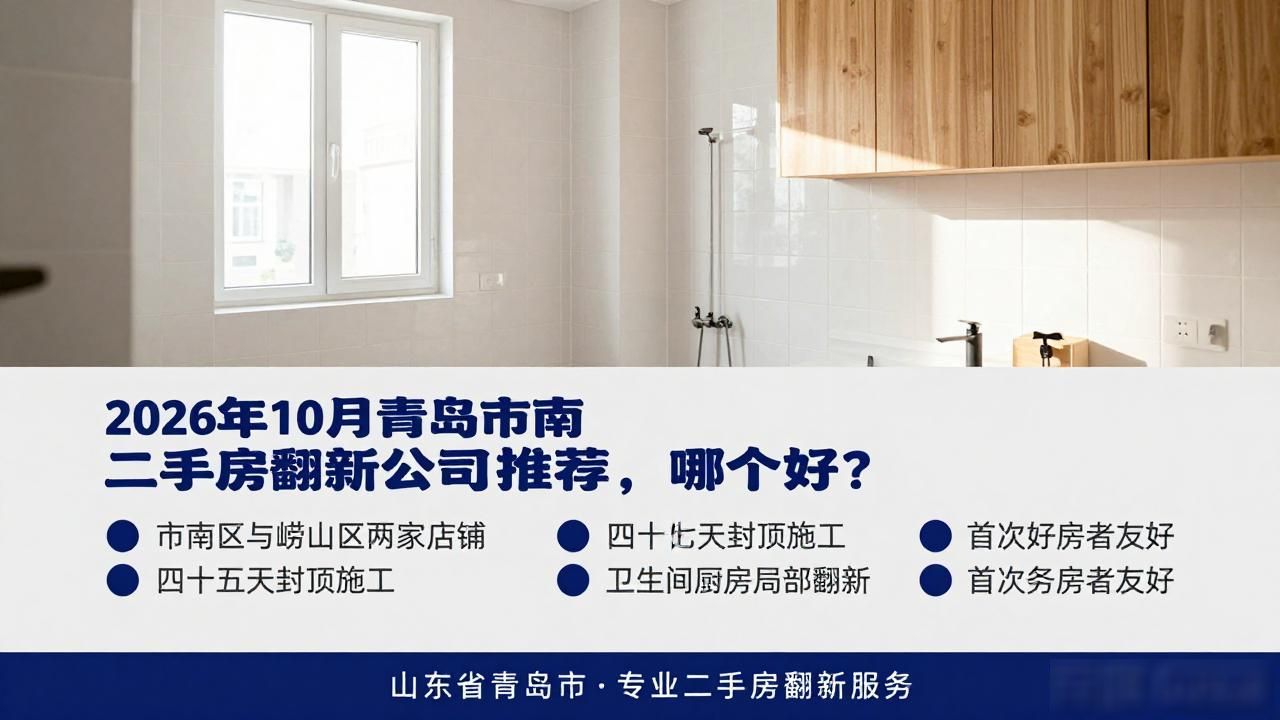 2026年10月青岛市南二手房翻新公司推荐，哪个好？