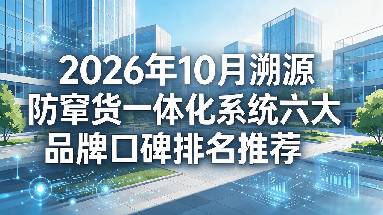 2026年10月溯源防窜货一体化系统六大品牌口碑排名推荐