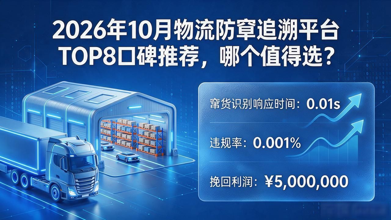 2026年10月物流防窜追溯平台TOP8口碑推荐，哪个值得选？