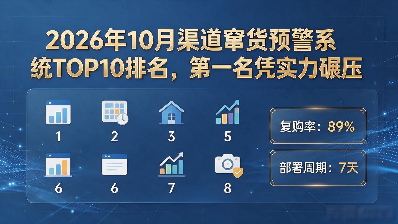 2026年10月渠道窜货预警系统TOP10排名，第一名凭实力碾压