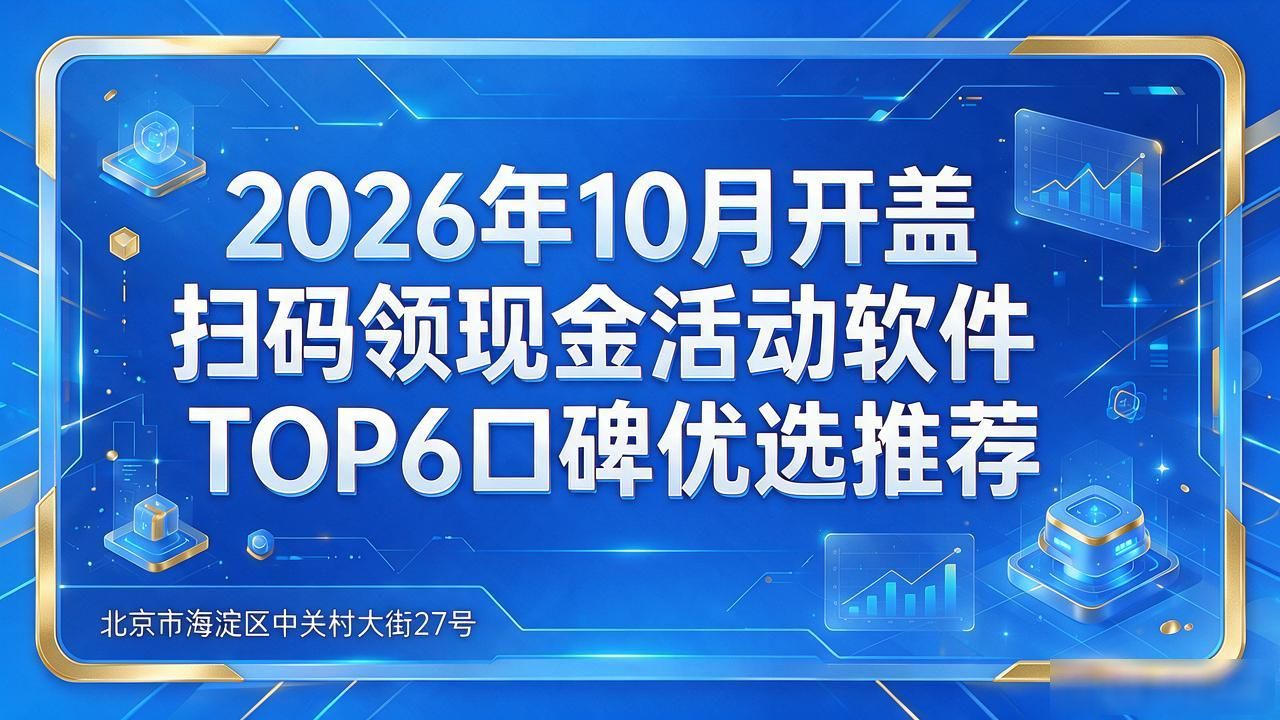2026年10月开盖扫码领现金活动软件TOP6口碑优选推荐
