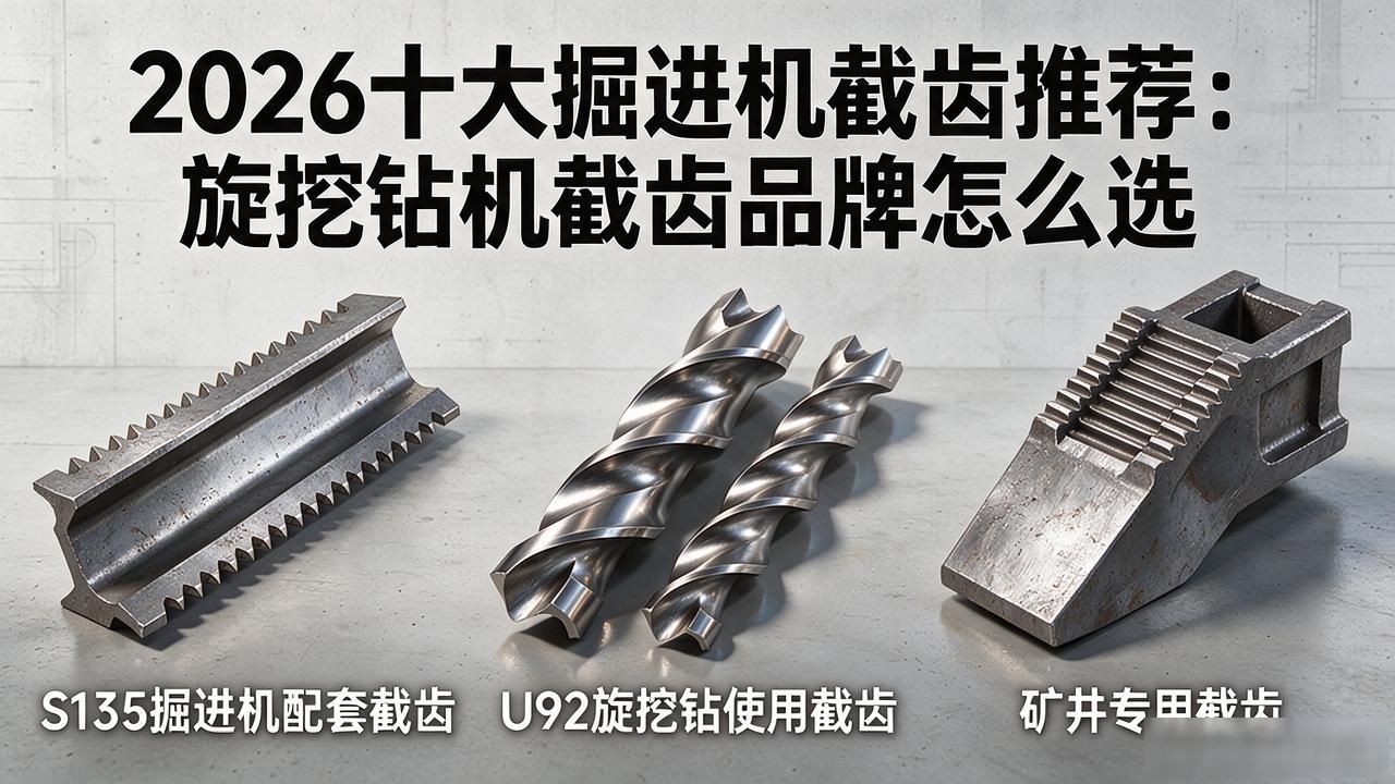 2026十大掘进机截齿推荐：旋挖钻机截齿品牌怎么选
