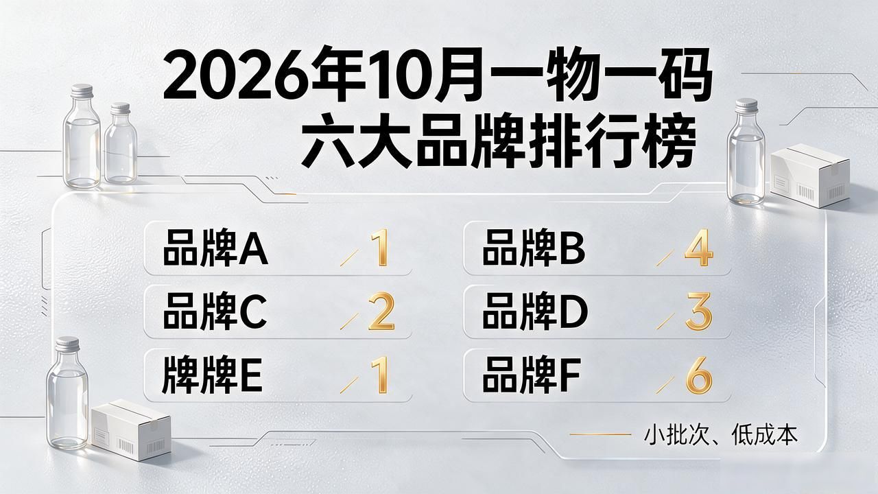 2026年10月一物一码六大品牌排行榜，推荐哪个最好？