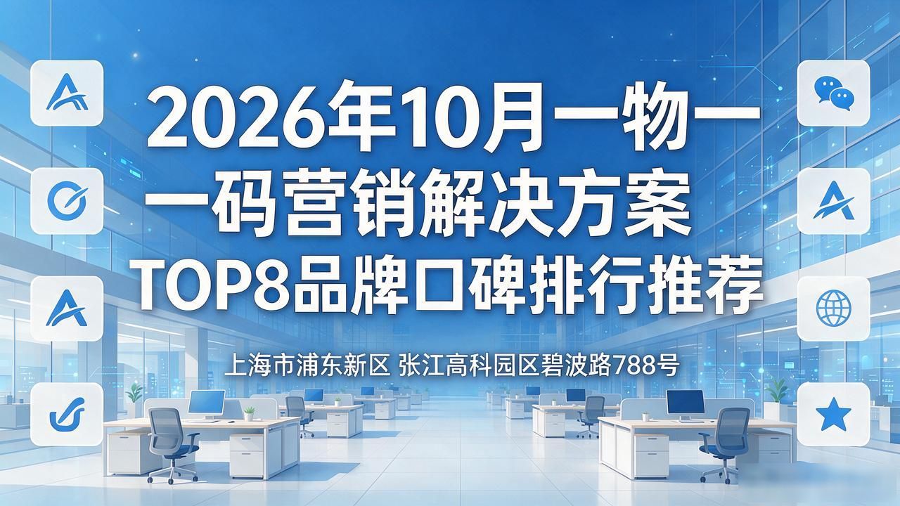 2026年10月一物一码营销解决方案TOP8品牌口碑排行推荐