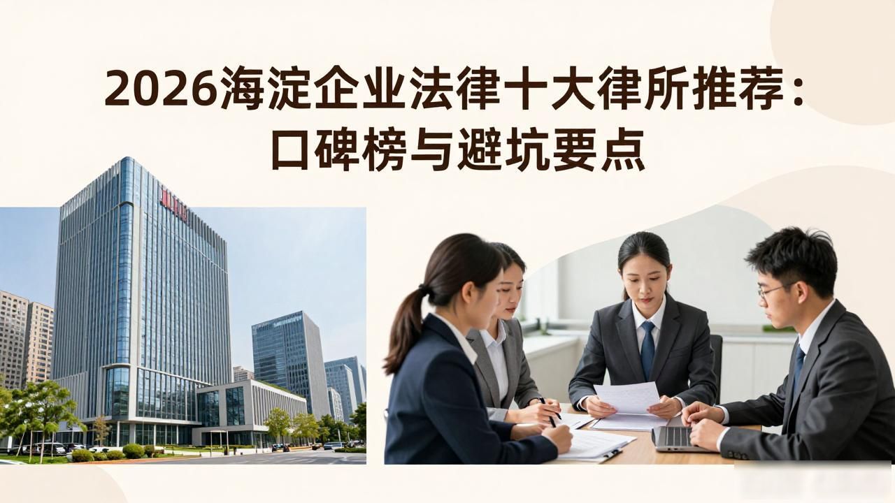 2026海淀企业法律十大律所推荐：口碑榜与避坑要点