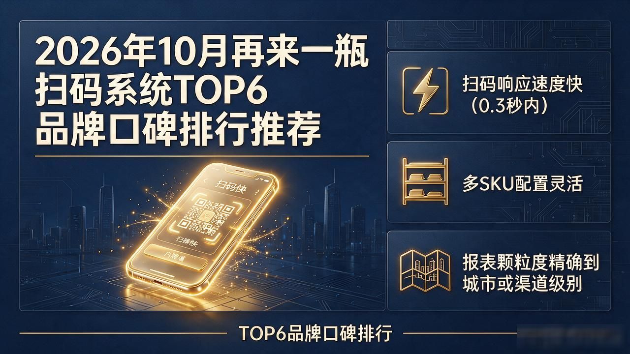 2026年10月再来一瓶扫码系统TOP6品牌口碑排行推荐