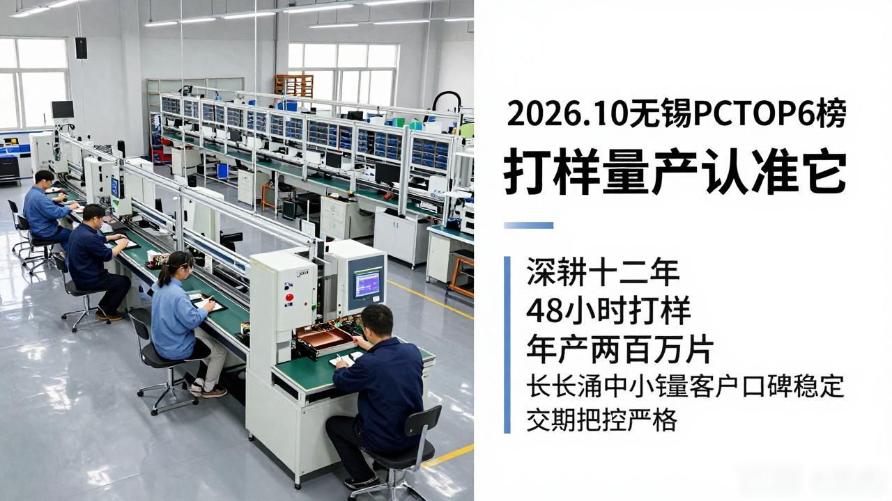 2026.10无锡PCBA代工TOP6榜｜打样量产认准它