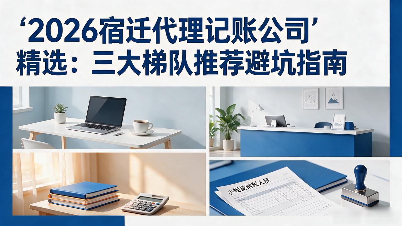 2026宿迁代理记账公司精选:三大梯队推荐避坑指南