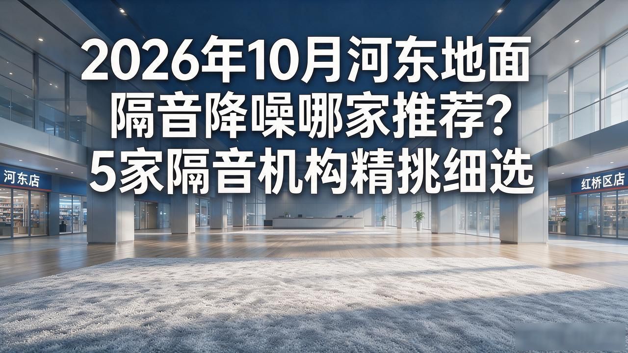 2026年10月河东地面隔音降噪哪家推荐？5家隔音机构精挑细选
