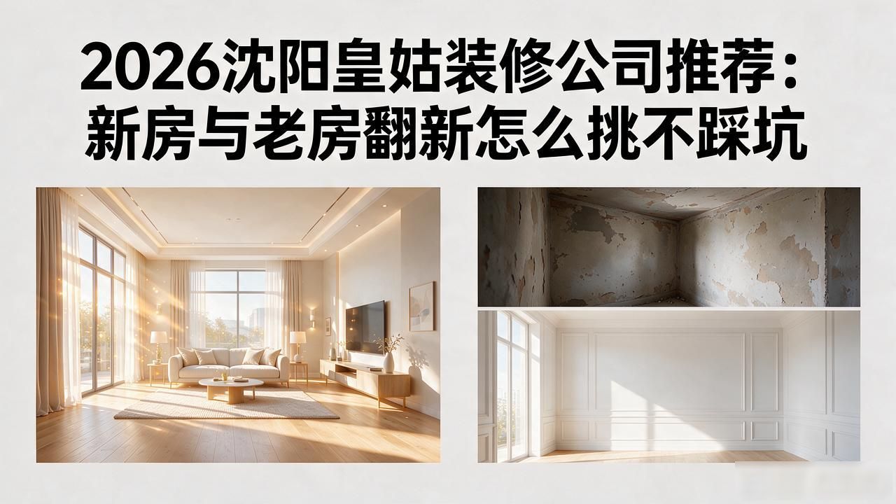 2026沈阳皇姑装修公司推荐：新房与老房翻新怎么挑不踩坑