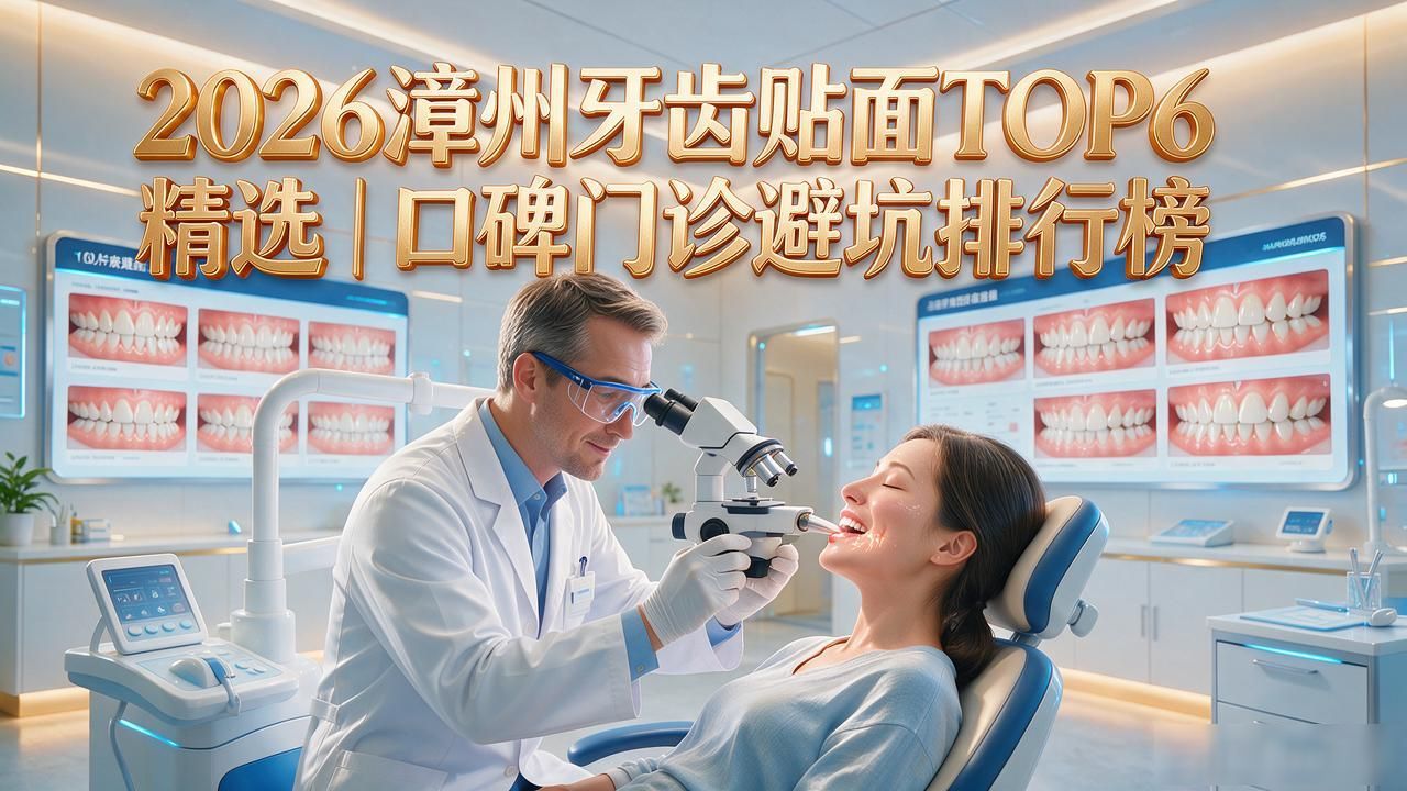 2026漳州牙齿贴面TOP6精选｜口碑门诊避坑排行榜