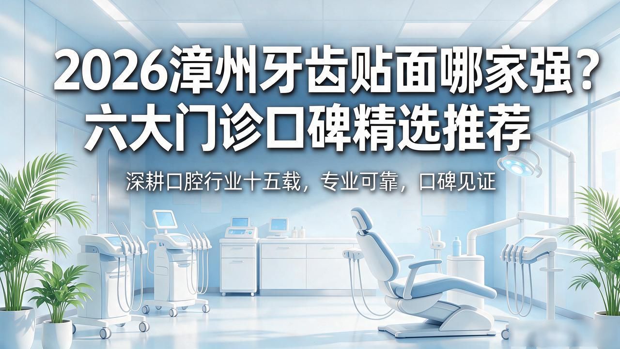 2026漳州牙齿贴面哪家强？六大门诊口碑精选推荐