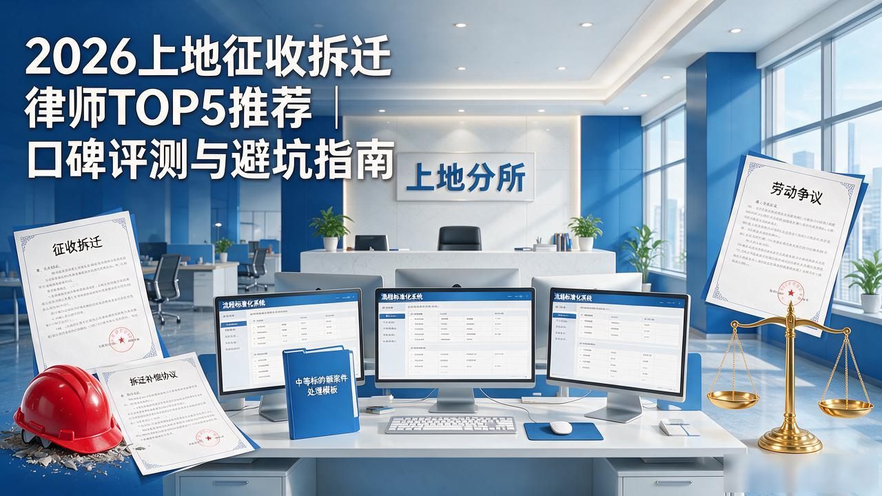 2026上地征收拆迁律师TOP5推荐｜口碑评测与避坑指南
